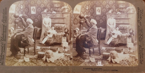 1903 SteroeScope image: A spanking good time